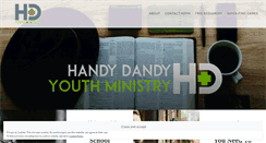 Desktop Screenshot of handydandyyouthministry.com